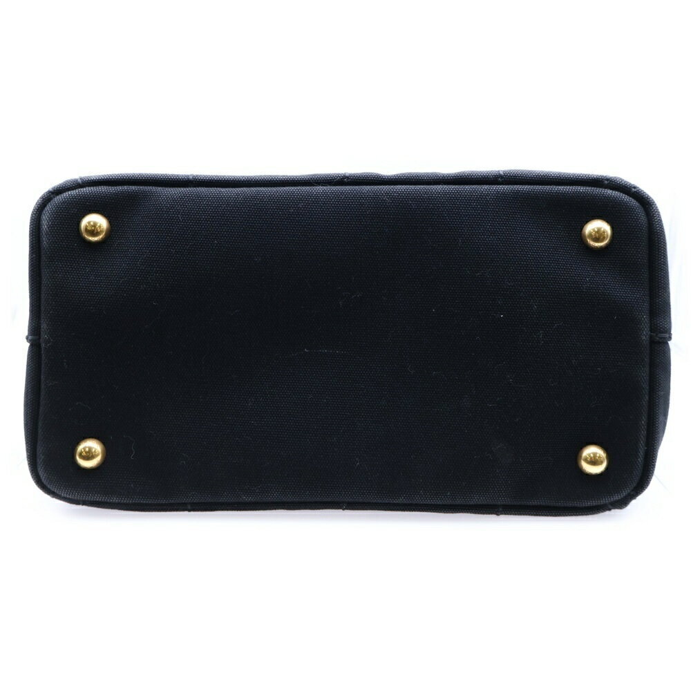 Prada Bag Denim Tote Canapa Black - Picture 4 of 6